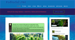 Desktop Screenshot of podvodnisvet.com